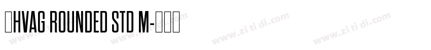 韩HVAG ROUNDED STD M字体转换